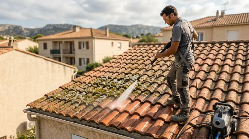 Nettoyage & Démoussage de Toiture Marseille